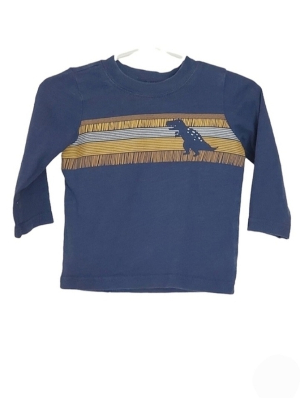 K1151 * Child of Mine Long Sleeve Dinosaur Shirt Blue Size 12M